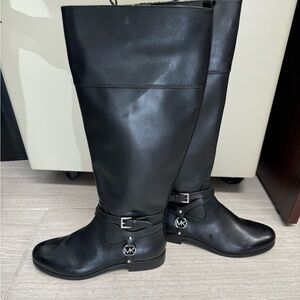 Michael Kors black leather boots. Never worn  $70